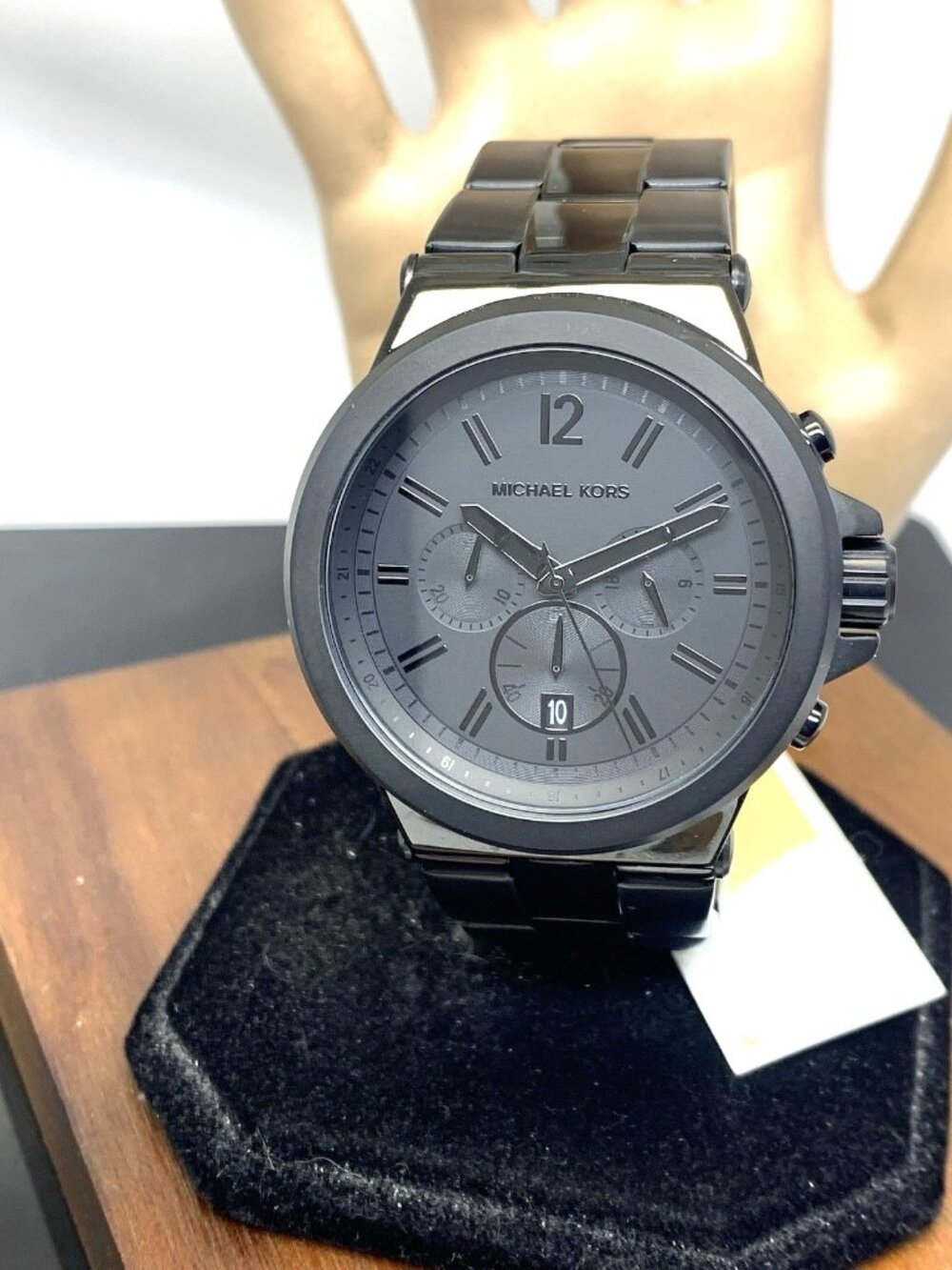 Michael Kors Men's Watch MK8279 Quartz Chronograph Black Dial Stainless Steel